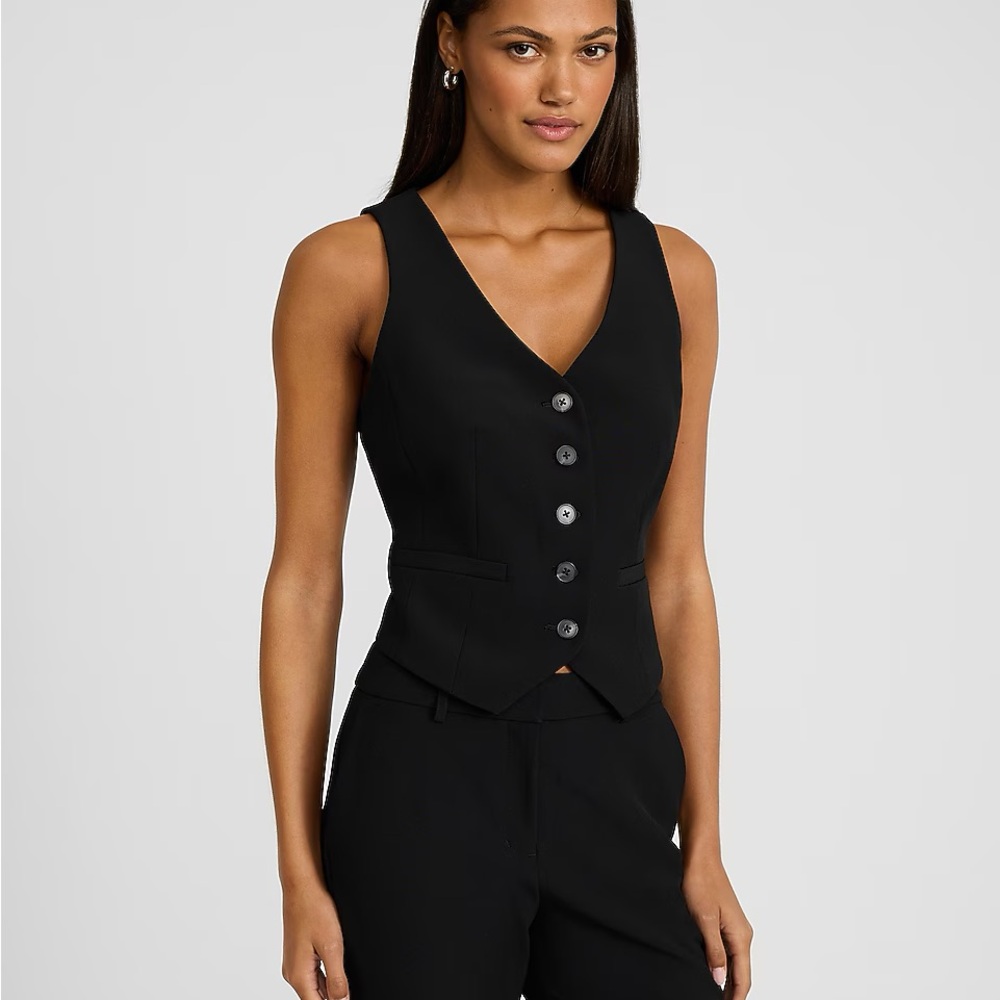 NWT Express Linen Vest